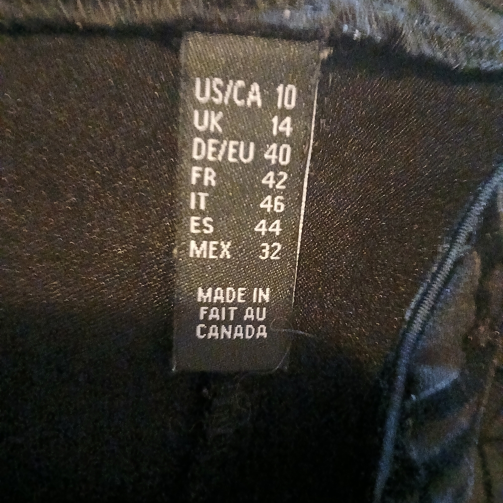 Up! Canada Mid Rise Velvet Pattern Pants - Picture 6 of 7